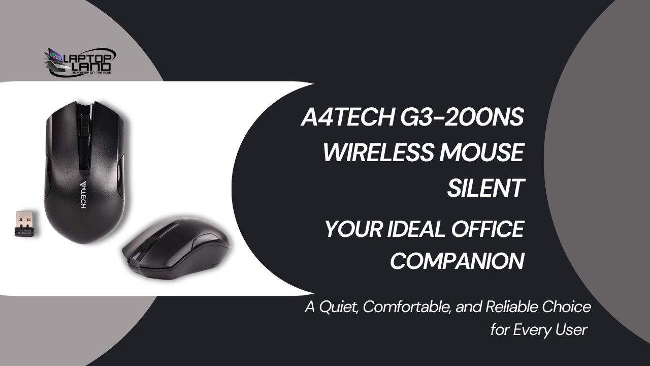 A4Tech G3-200NS Wireless Silent Mouse Perfect for Office Use