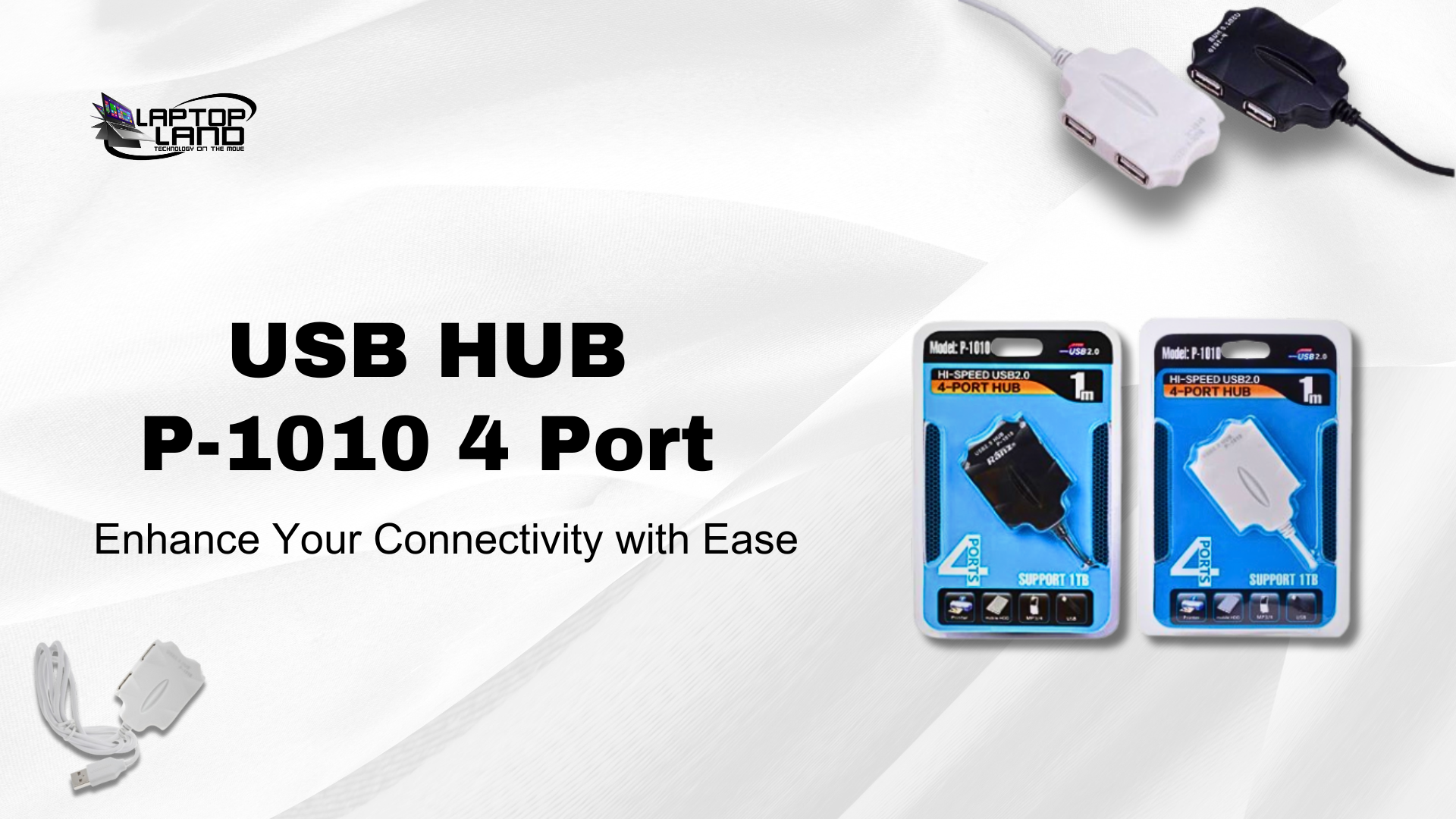 USB HUB P-1010 4 Port: Enhance Your Connectivity with Ease