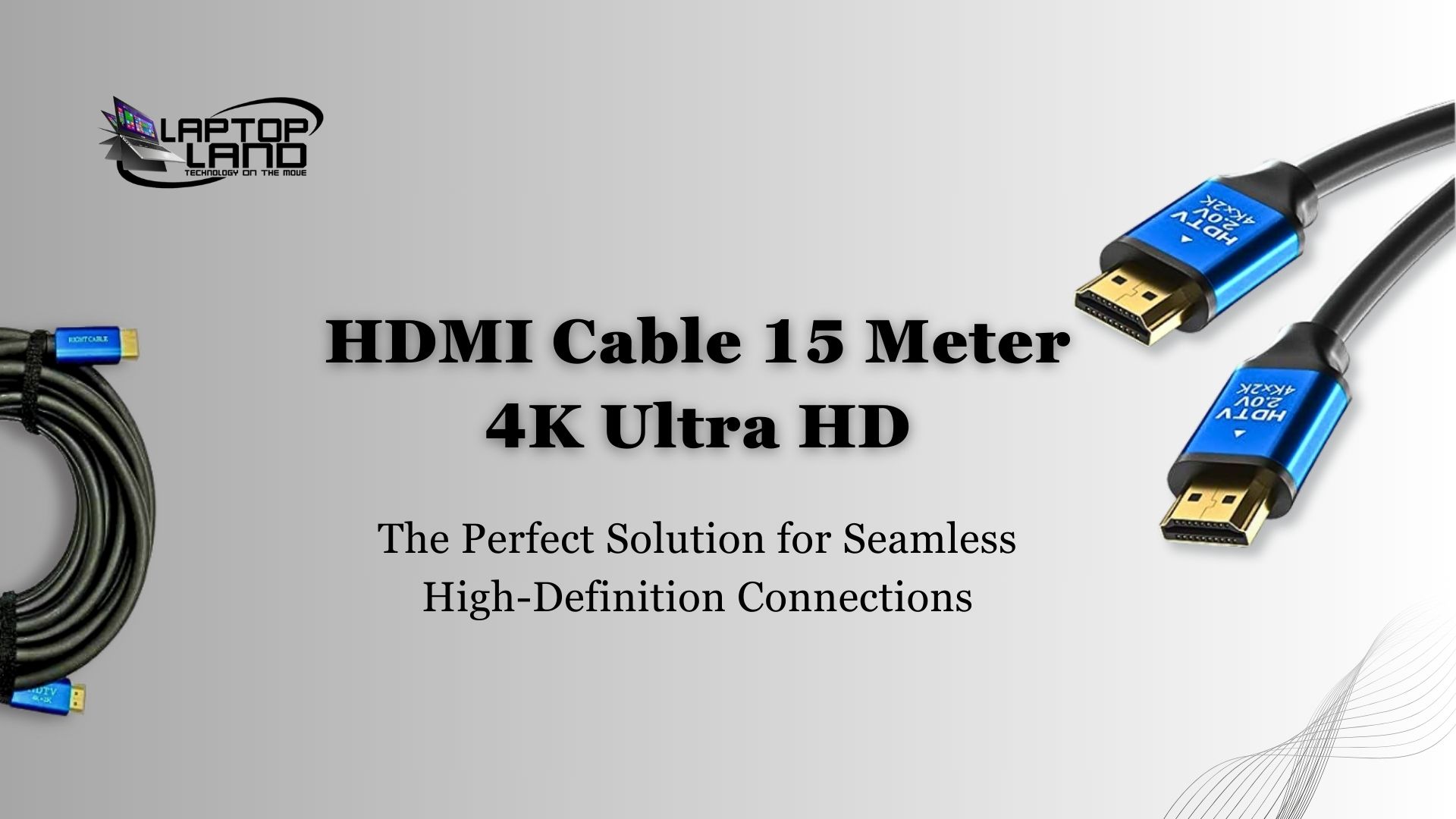 High-Quality 15 Meter HDMI Cable for Seamless 4K Ultra HD