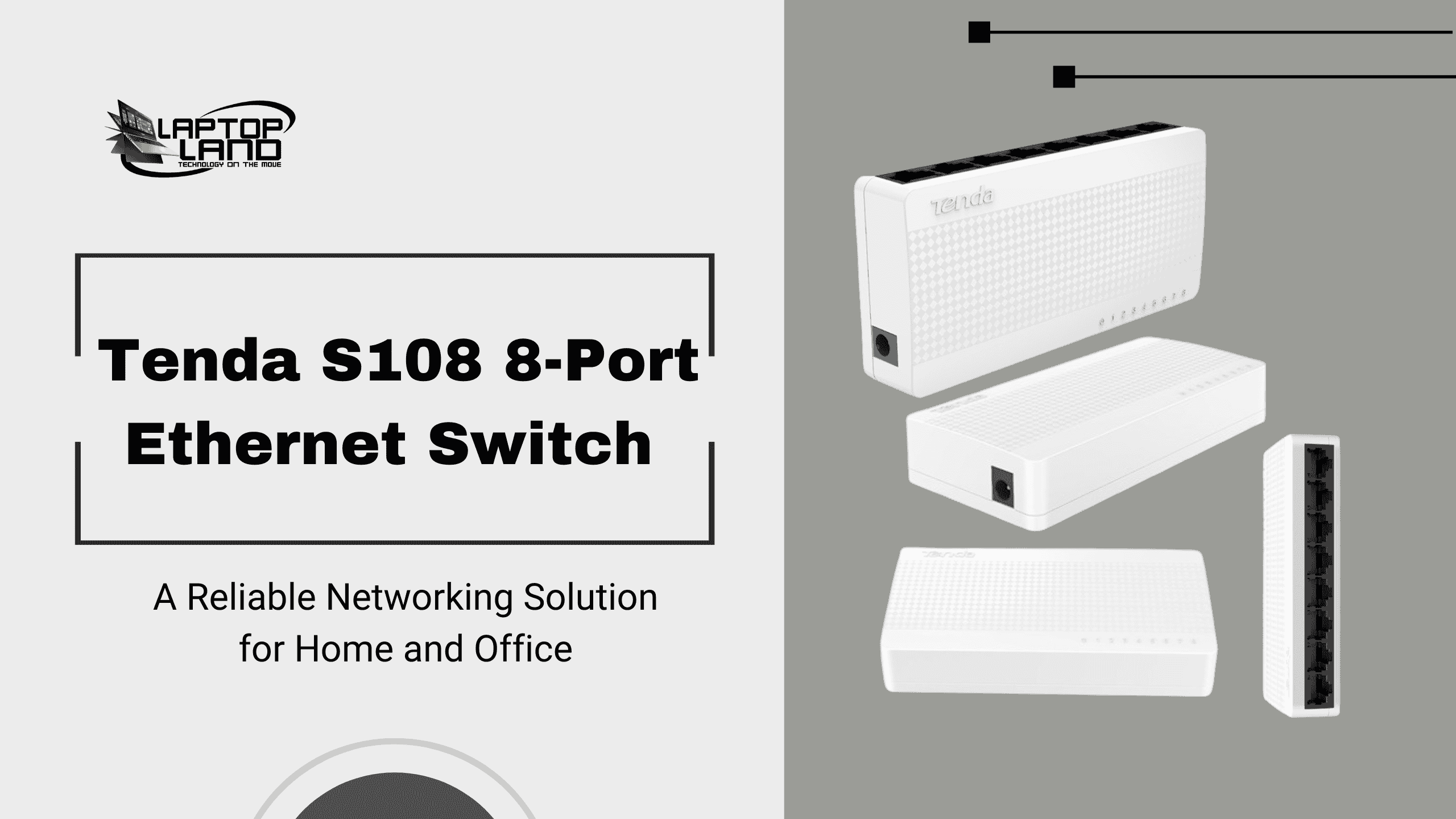 Tenda S108 8-Port – Ultimate Home & Office Network